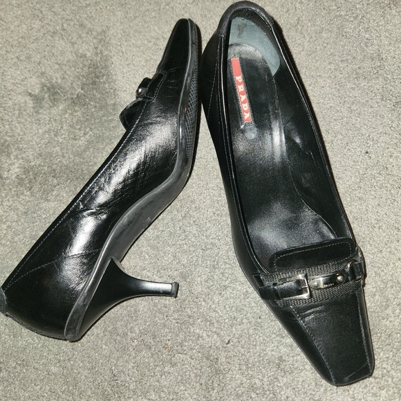 Vintage Prada Kitten Heels Size 38.5 - Picture 5 of 10